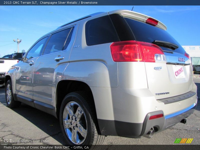 Champagne Silver Metallic / Brownstone 2013 GMC Terrain SLT