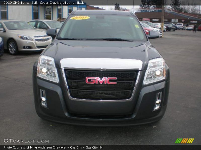 Cyber Gray Metallic / Jet Black 2010 GMC Terrain SLE