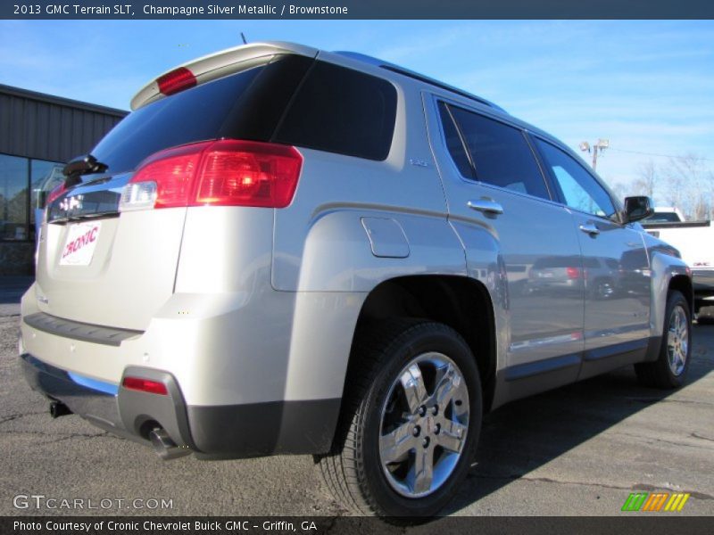 Champagne Silver Metallic / Brownstone 2013 GMC Terrain SLT