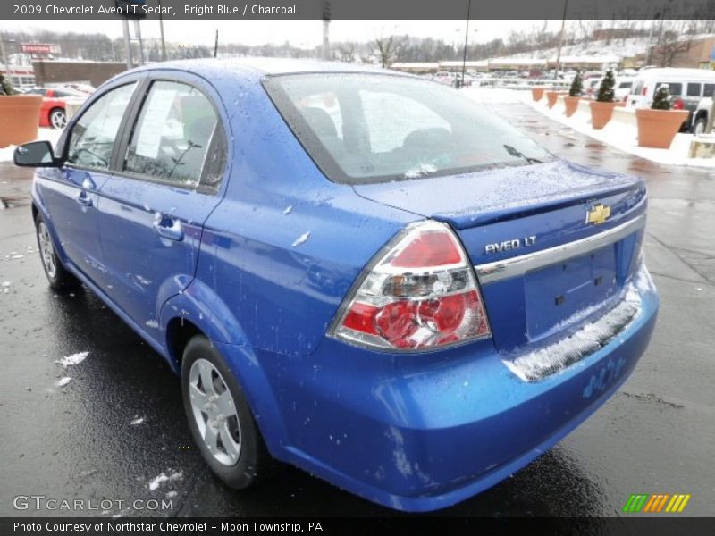 Bright Blue / Charcoal 2009 Chevrolet Aveo LT Sedan