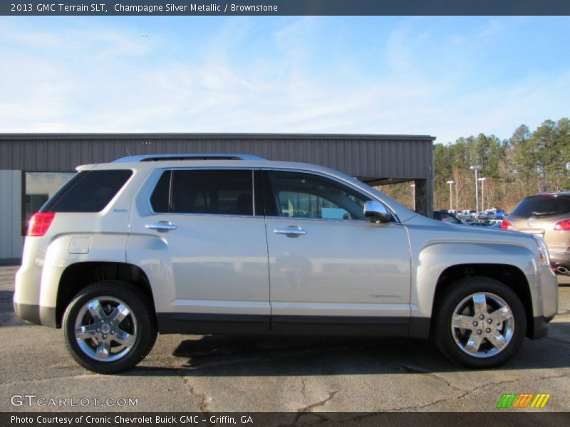 Champagne Silver Metallic / Brownstone 2013 GMC Terrain SLT