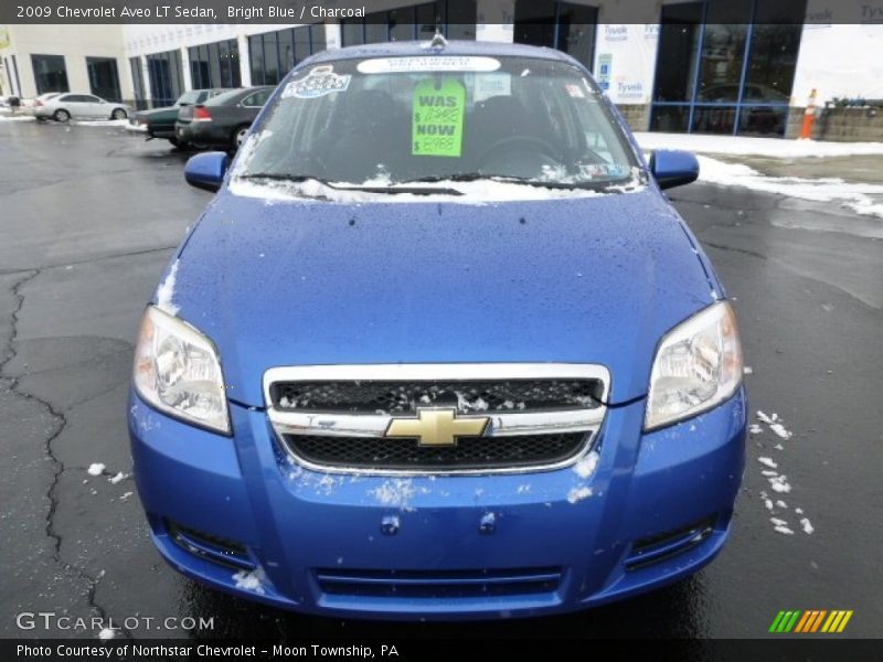 Bright Blue / Charcoal 2009 Chevrolet Aveo LT Sedan