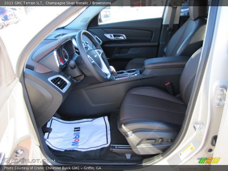 Champagne Silver Metallic / Brownstone 2013 GMC Terrain SLT