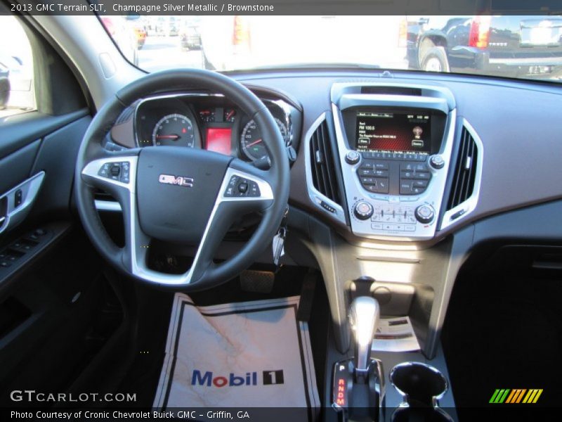 Champagne Silver Metallic / Brownstone 2013 GMC Terrain SLT