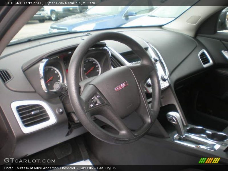 Cyber Gray Metallic / Jet Black 2010 GMC Terrain SLE