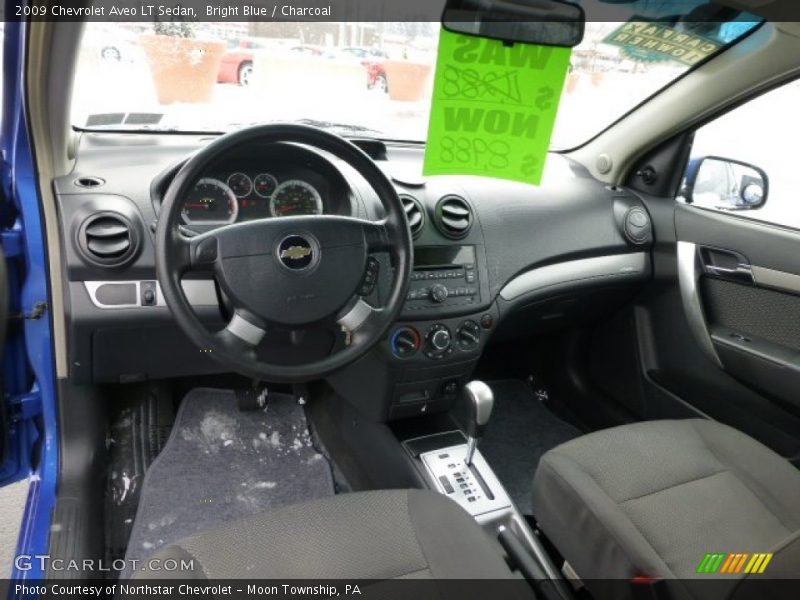 Bright Blue / Charcoal 2009 Chevrolet Aveo LT Sedan