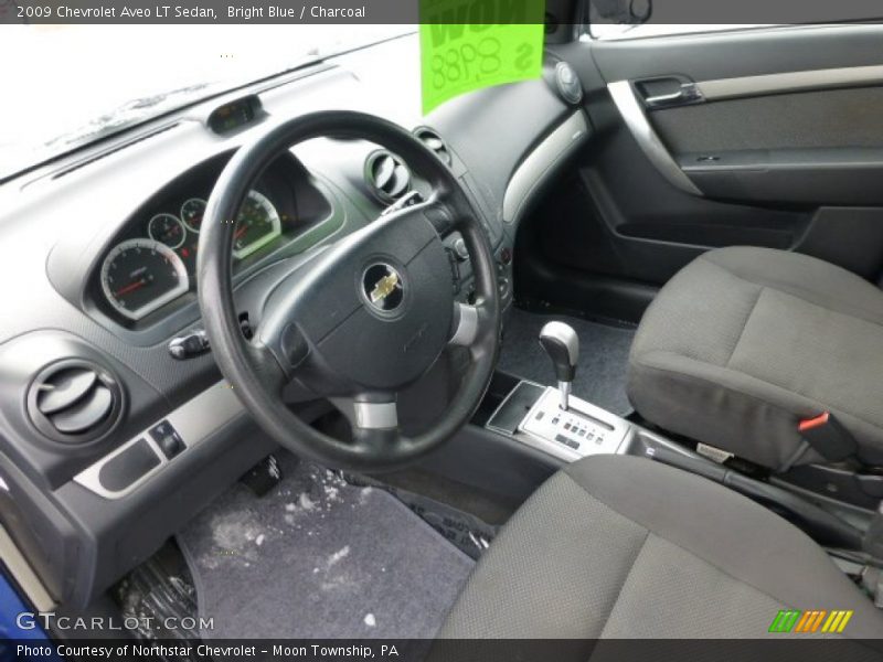 Bright Blue / Charcoal 2009 Chevrolet Aveo LT Sedan