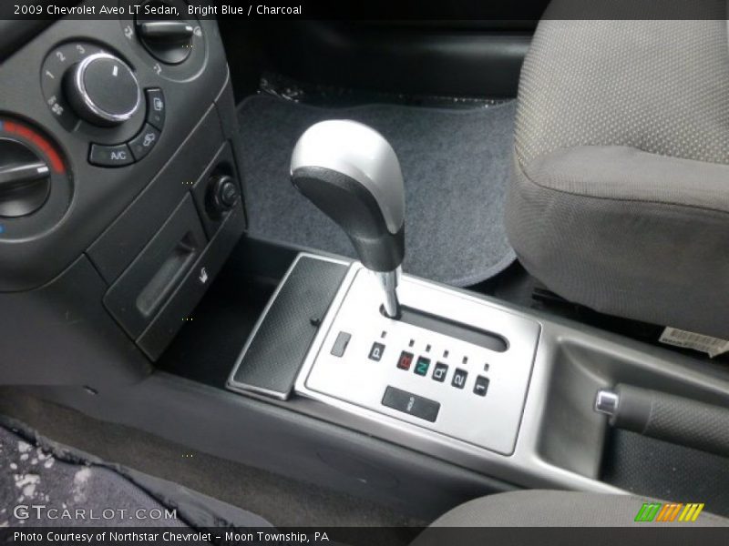 Bright Blue / Charcoal 2009 Chevrolet Aveo LT Sedan