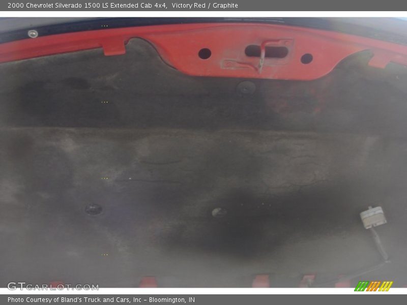Victory Red / Graphite 2000 Chevrolet Silverado 1500 LS Extended Cab 4x4