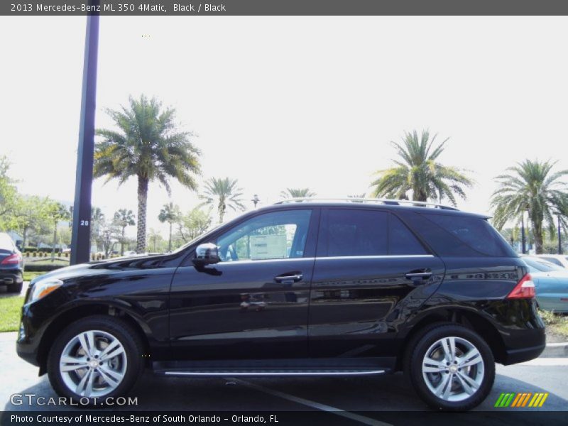 Black / Black 2013 Mercedes-Benz ML 350 4Matic