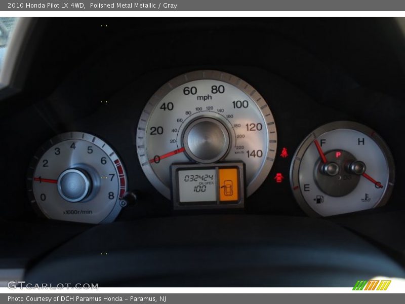 Polished Metal Metallic / Gray 2010 Honda Pilot LX 4WD