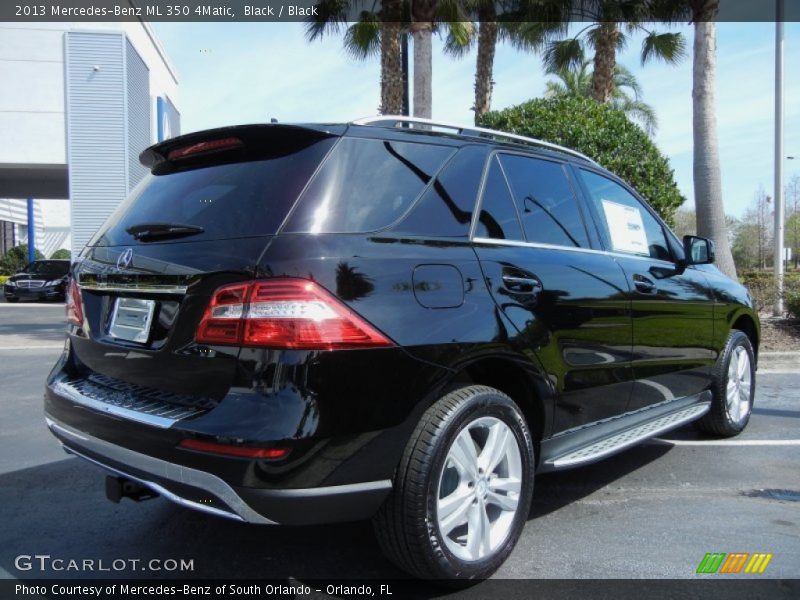 Black / Black 2013 Mercedes-Benz ML 350 4Matic