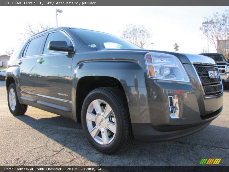 Gray Green Metallic / Jet Black 2013 GMC Terrain SLE