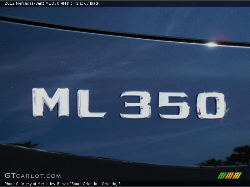 Black / Black 2013 Mercedes-Benz ML 350 4Matic