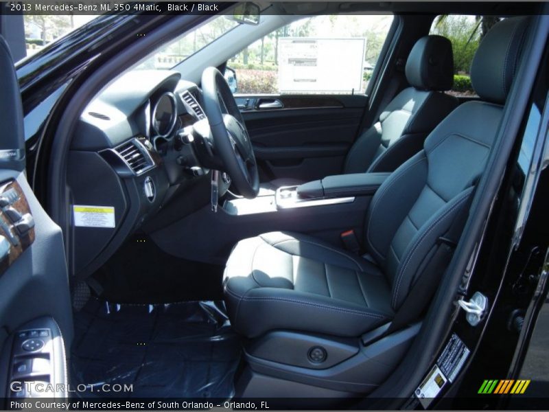 Black / Black 2013 Mercedes-Benz ML 350 4Matic