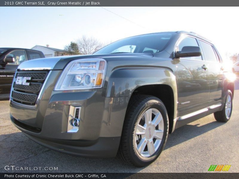 Gray Green Metallic / Jet Black 2013 GMC Terrain SLE