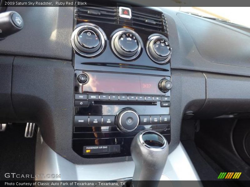 Controls of 2009 Sky Roadster