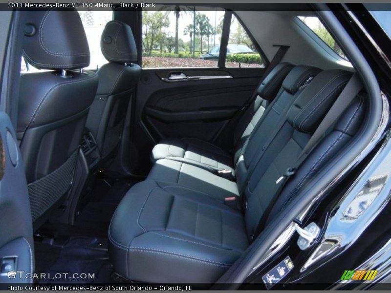 Black / Black 2013 Mercedes-Benz ML 350 4Matic