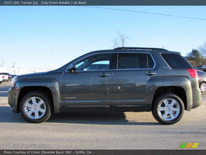Gray Green Metallic / Jet Black 2013 GMC Terrain SLE