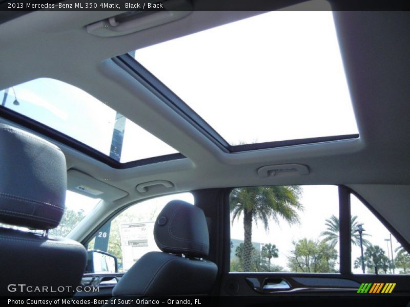 Black / Black 2013 Mercedes-Benz ML 350 4Matic