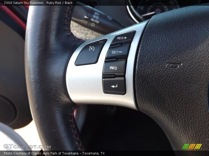 Controls of 2009 Sky Roadster