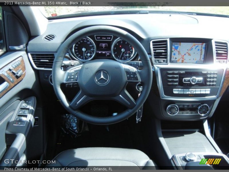 Black / Black 2013 Mercedes-Benz ML 350 4Matic