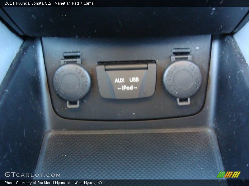 Venetian Red / Camel 2011 Hyundai Sonata GLS