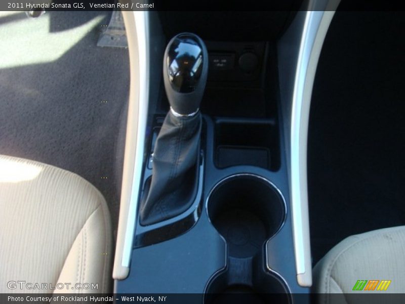 Venetian Red / Camel 2011 Hyundai Sonata GLS