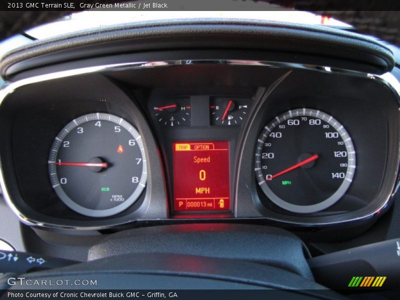 Gray Green Metallic / Jet Black 2013 GMC Terrain SLE