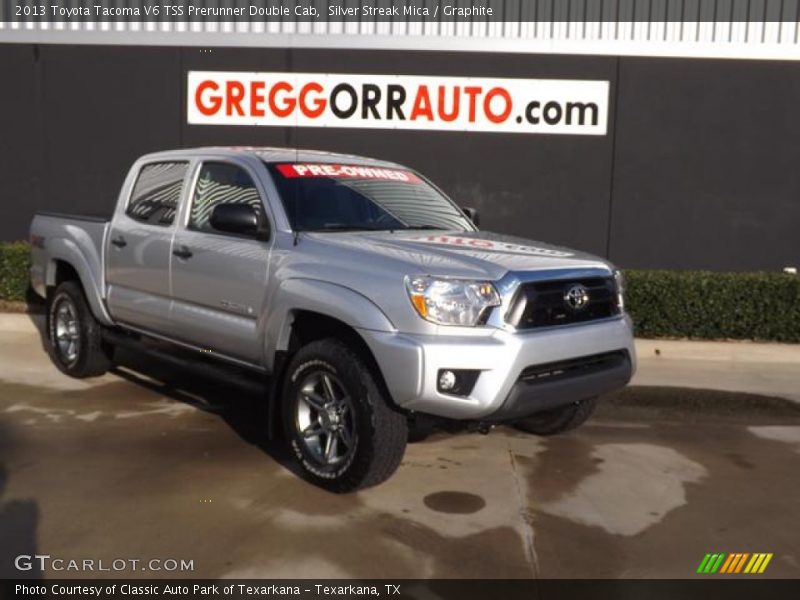 Silver Streak Mica / Graphite 2013 Toyota Tacoma V6 TSS Prerunner Double Cab