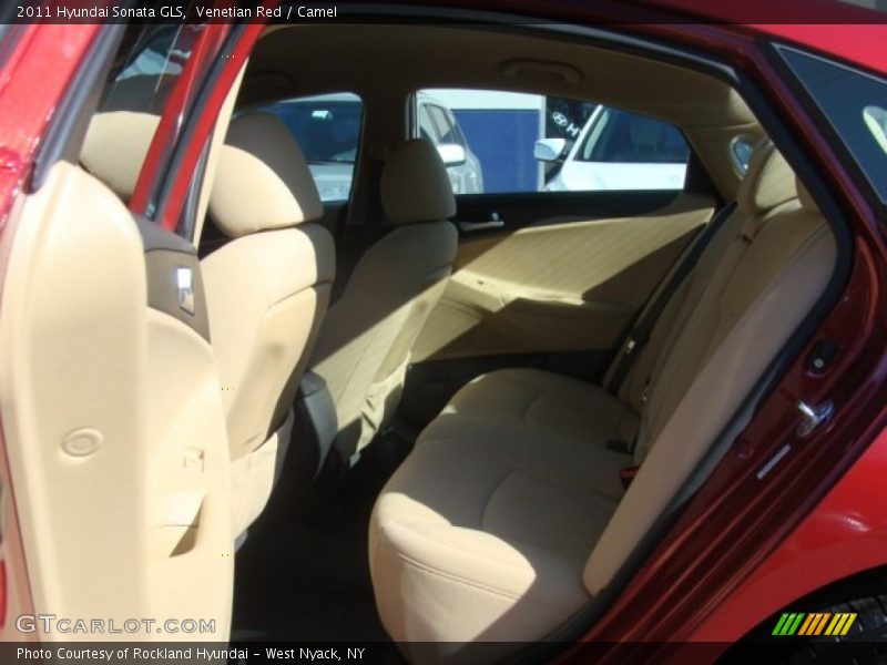 Venetian Red / Camel 2011 Hyundai Sonata GLS