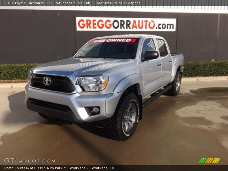 Silver Streak Mica / Graphite 2013 Toyota Tacoma V6 TSS Prerunner Double Cab