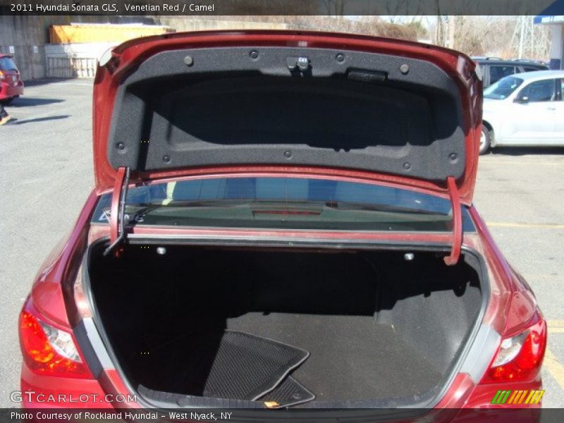 Venetian Red / Camel 2011 Hyundai Sonata GLS
