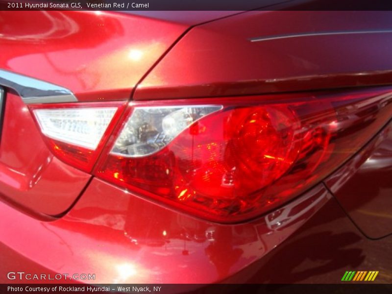 Venetian Red / Camel 2011 Hyundai Sonata GLS