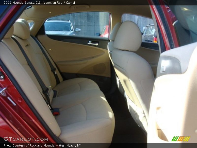 Venetian Red / Camel 2011 Hyundai Sonata GLS