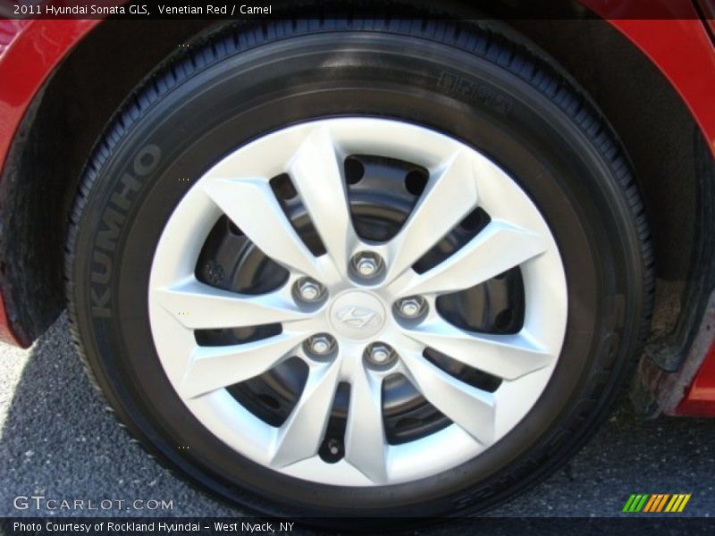Venetian Red / Camel 2011 Hyundai Sonata GLS