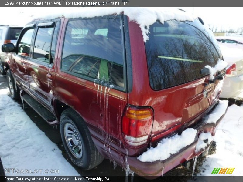 Toreador Red Metallic / Prairie Tan 1999 Mercury Mountaineer 4WD