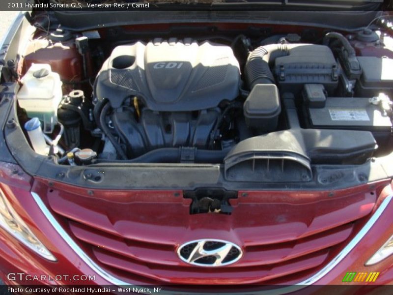 Venetian Red / Camel 2011 Hyundai Sonata GLS