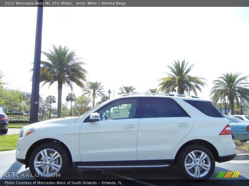 Arctic White / Almond Beige 2013 Mercedes-Benz ML 350 4Matic