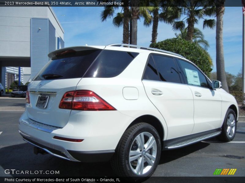 Arctic White / Almond Beige 2013 Mercedes-Benz ML 350 4Matic