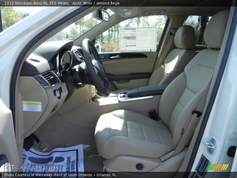 Arctic White / Almond Beige 2013 Mercedes-Benz ML 350 4Matic