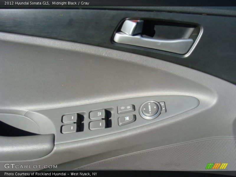 Midnight Black / Gray 2012 Hyundai Sonata GLS