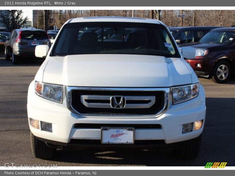 White / Gray 2011 Honda Ridgeline RTL