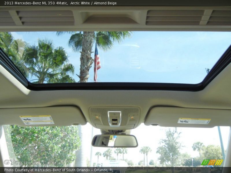 Arctic White / Almond Beige 2013 Mercedes-Benz ML 350 4Matic