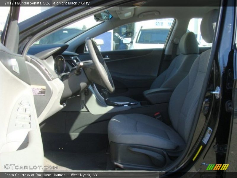 Midnight Black / Gray 2012 Hyundai Sonata GLS