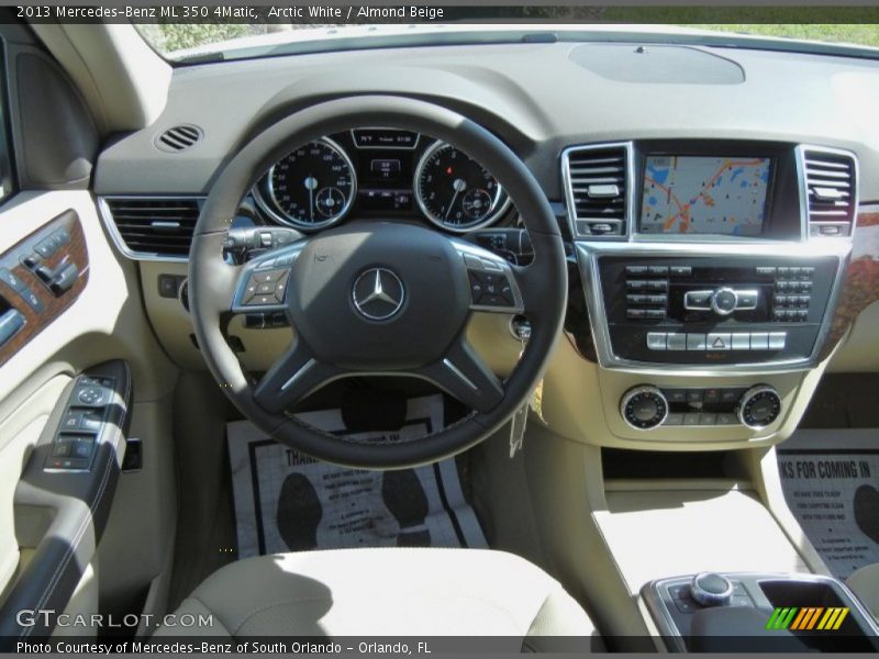 Arctic White / Almond Beige 2013 Mercedes-Benz ML 350 4Matic