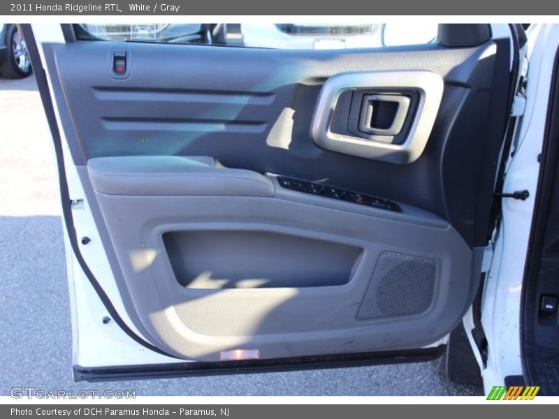 White / Gray 2011 Honda Ridgeline RTL