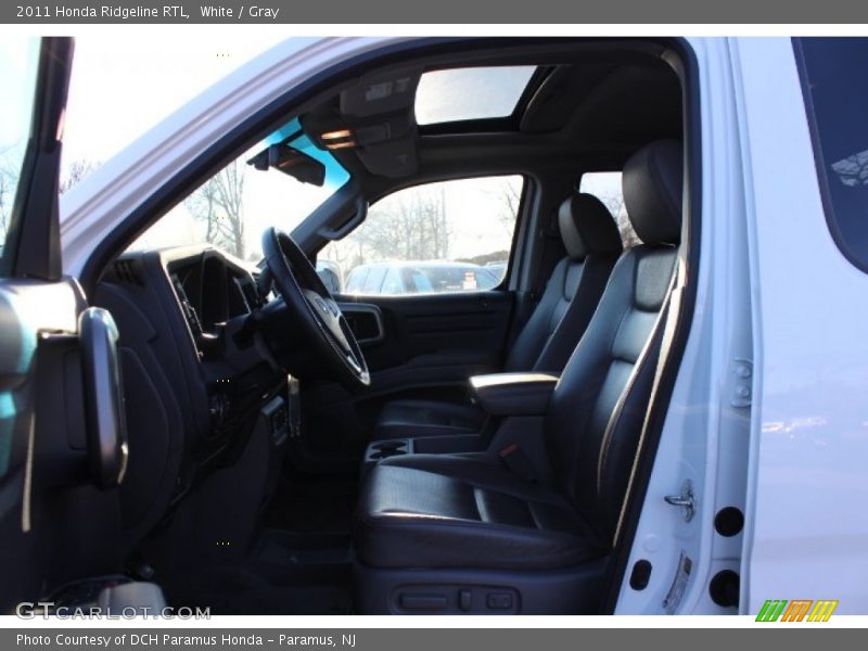 White / Gray 2011 Honda Ridgeline RTL