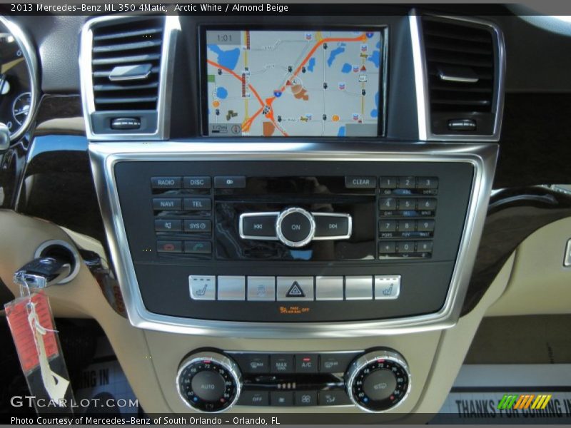 Arctic White / Almond Beige 2013 Mercedes-Benz ML 350 4Matic