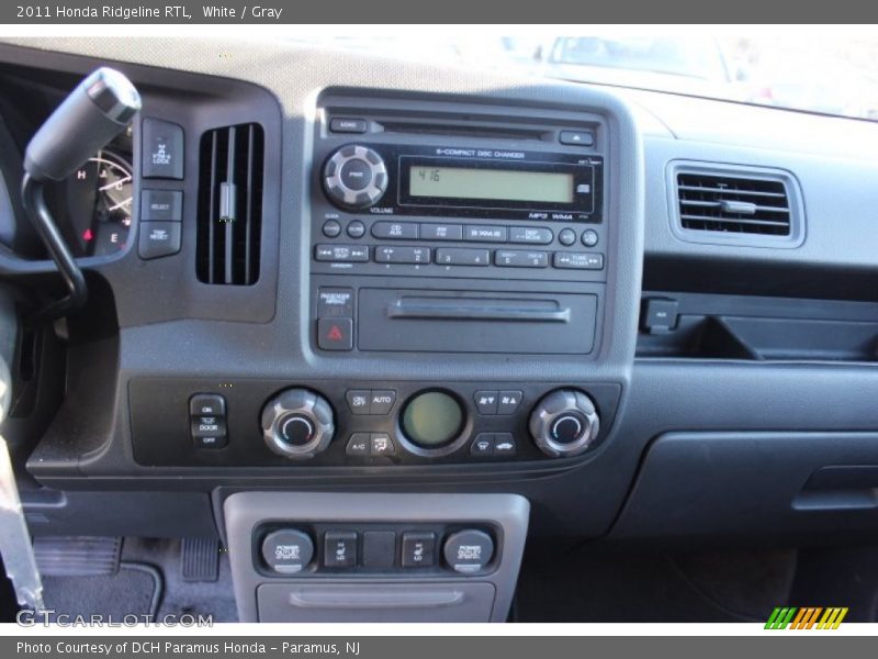 White / Gray 2011 Honda Ridgeline RTL